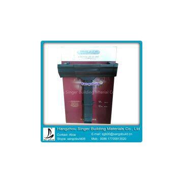 5.2 Inch Square PVC Gutter Roof Drain Gutters 5.2inch PVC Rain Gutter photo-2