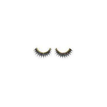 Artificial Darkness Colored Fake Eyelashes Unique , Soft Natural Lashes