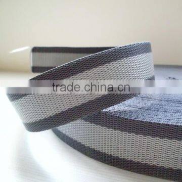 China good price colorful polypropylene webbing with Reach certificate