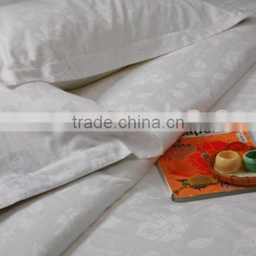 white bed sheet