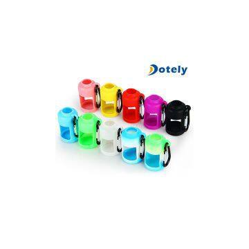 Silicone Rubber Sleeve Eliquid Bottle Holder with Mountaineering Buckle for Ejucie