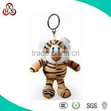 10cm keychain plush tiger toys