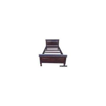 WOODEN INDI SINGLE BED