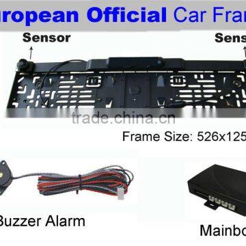 3 mins installation only!For European License Frame Parking Sensor