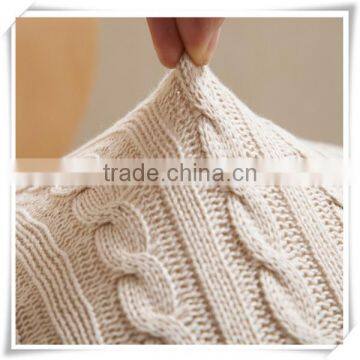 Good Style Cotton Small Office Hold the Twist Knitting Buttons Cushions Wool Knit Pillowcases photo-4