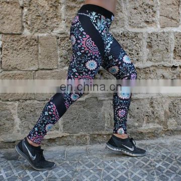 Ladies Custom Sports Leggings Organic Fitness Wear Women Compression Yoga Leggings