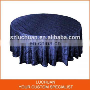 Top Quality Round Navy Tablecloth Polyester