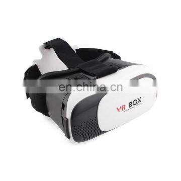 Wholesale Hot 2nd 3D VR Box Virtual Reality Cardboard Glasses Gamepad for Android Samsung IOS