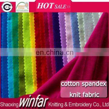 Winfar Factory price Beautiful single jersey dress fabric stock lot