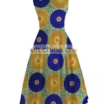 wholesale womens african ankara dresses kente print clothes