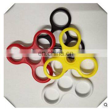 5 Color Tri-Spinner Fidget Toy EDC Hand Spinner Shell Plastic Frame Without Bearing Anti Stress Toys