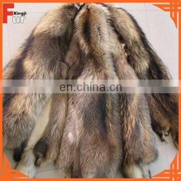 Raccoon Fur Skin Natural Color