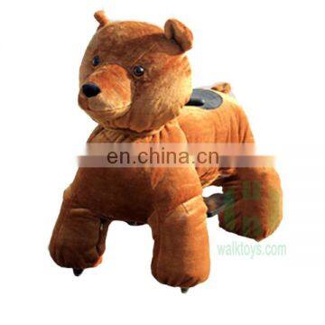 Coin Operated Rides Plush Animal Electric Scooter for Shopping Mall Lion 2016 Zoo Animal Scooter Motorized Plush Riding Animals photo-6