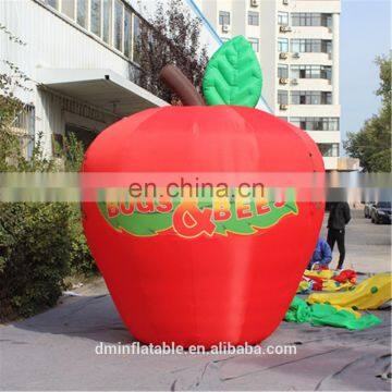 Attractive giant Inflatable apple for Market promotion