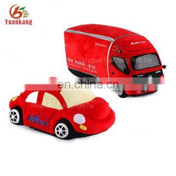 ICTI Certificated Custom Plush Pillow Mini Cooper Stuffed Plush Car Toy Truck