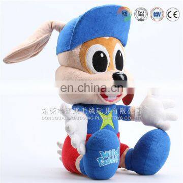 OEM Sitting Long Ears Brown Soft Plush Rabbit Toy With Bag photo-5
