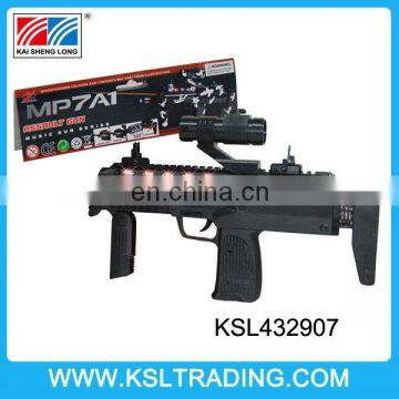 Hot sale infrared battey operated sniper toy gun replica with light and music