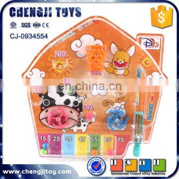 Plastic marble plaste game toy pinball game