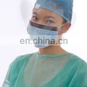 china supplier of Surgeon anti virus mers PP 3ply face shield