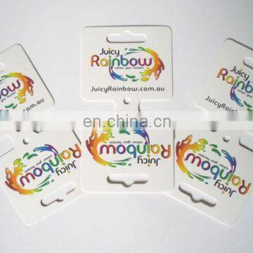 Fold paper Necklace card
