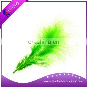 Green Turkey Feather can dyed as customized