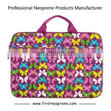 Colorful Flower Neoprene Stylish Laptop Sleeve