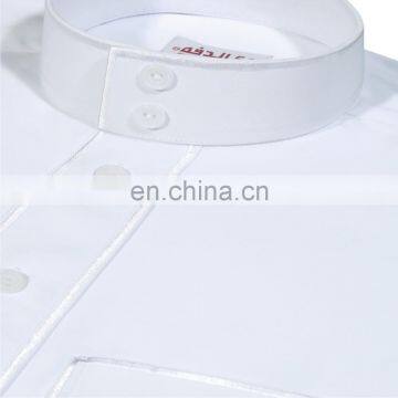 100% Authentic Elegant White Daffah Saudi Style Embroidered Long Sleeve Arabic Thoub Thobe photo-2