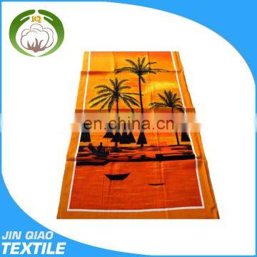 100% cotton custom reactive printed turkish beach towel