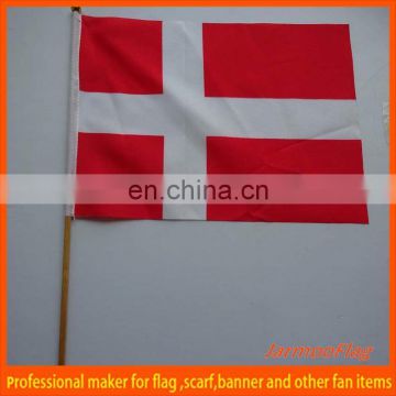 hand held wholesale Switzerland hand flag