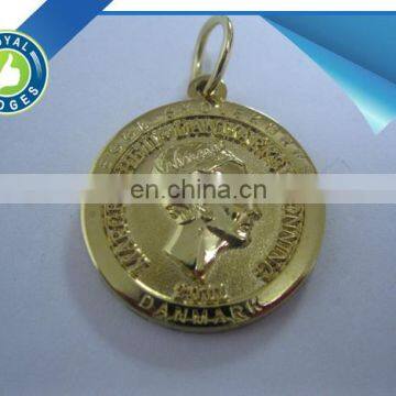 Custom gold plated souvenir replica medals