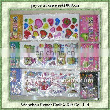 Healthy Cartoon 3d Graphics Sticker With Wallpaper photo-2