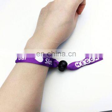 Manufacture One Time Use Customize Multiaccessories Colorful Woven Festival Fabrics Wristbands photo-2