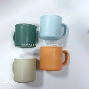 High Grade Ceramic Mug Matt Color Ceramic Coffee Mugs