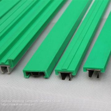 HDPE material abrasion resisting guide rail