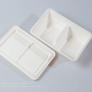 1000ml 2-comp box with separate lid 2