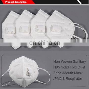 Anti Air Pollution Disposable Foldable With Valve Half Face Dust Mask photo-4