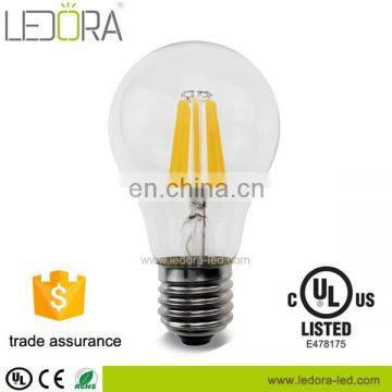 High Ra>90 100lm/w base e27 b22 led filament bulb, high brightness 2w 4w 6w 8w Led Flimentary Edison the Lamp