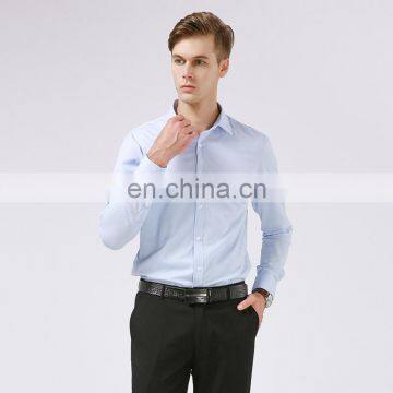 High Quality New Bagless Spring Autumn Men's Long Sleeve Shirt Business Casual Formal Pure Color Shirt photo-3