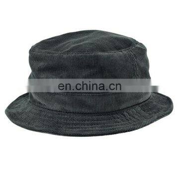Top Quality Custom Solid Color Corduroy Bucket Hat