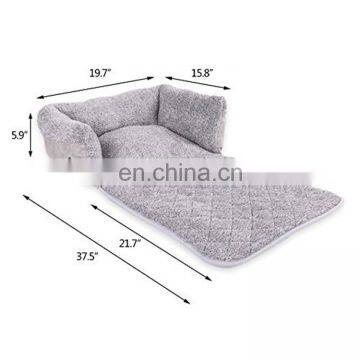 Plush Dog Bed Rectangle Warm Pet Bed, Creative Pattern Design photo-3