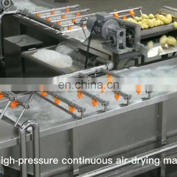 Orange Lemon Onion Potato Fruit Washing Waxing Machine for