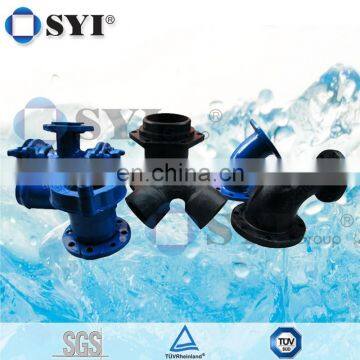 Ductile Iron All Flanged Level Invert Tee Fittings photo-4