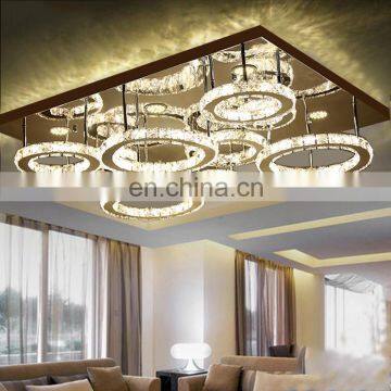 2018 decorative celling led light modern crystal pendant lighting