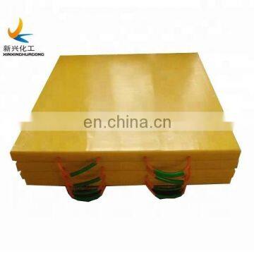 High Density Polyethylene Plastic Outrigger Plate, Crane Jack Plate Uhmwpe Round Crane Foot Pad Uhmw Truck Leg Pads rv Utility photo-3