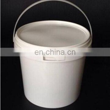 5L virgin PP transparent plastic bucket with lids and handle