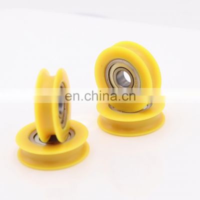 hardware balcony plastic pulley wardrobe folding door fittings