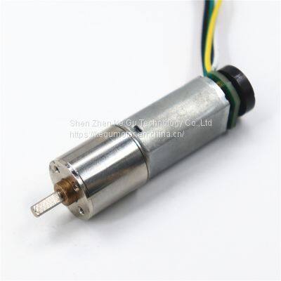 16mm dc planetary gear motor with encoder 12v 24v 60rpm dc gear motor 4rpm