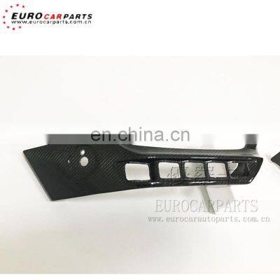 G63 Front Lip Fit for MB G-class W463 G63 G65 ~2017year to G63 B Style Front Lip LED Carbon Fiber Material Front Side Lip photo-4