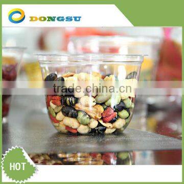 PET plastic jelly cup, fruit and nut packaging, customized logo, factory in Zhejiang Dongyang