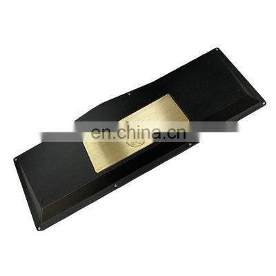 Gaojie Alice keyboard case CNC machined prototype anodised aluminum 6063 brushed beadblasted brass